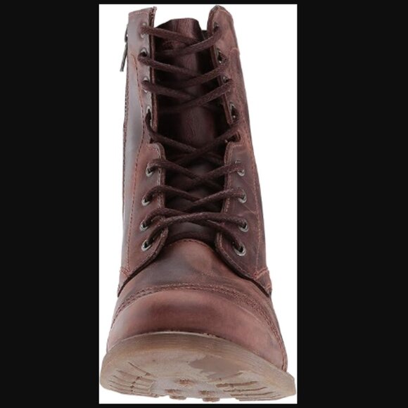 NIB Steve Madden Men's Genuine Leather Combat Boots, 11.5 Wide - Picture 6 of 13